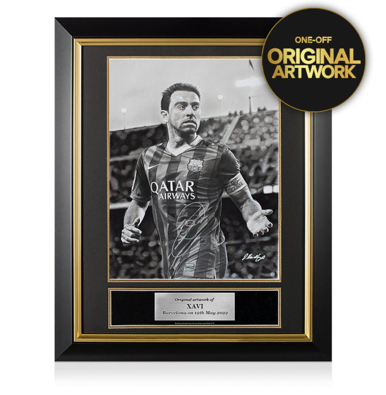 xavi_signed_and_framed_original_artwork